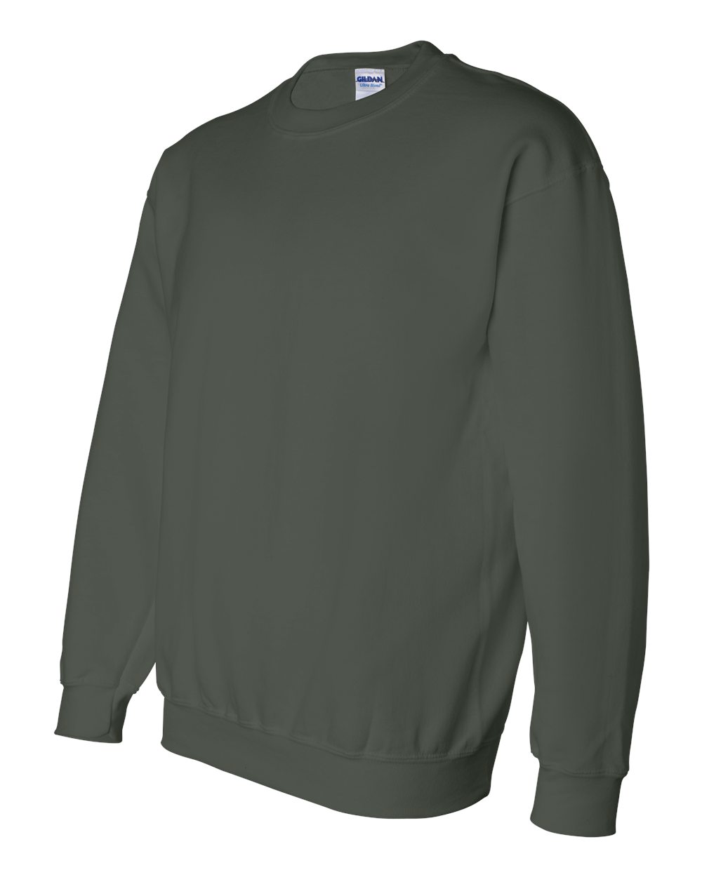 Unisex DryBlend® Crewneck Sweatshirt - Side - B21260543 - Forest