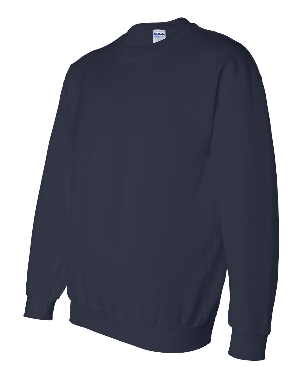Unisex DryBlend® Crewneck Sweatshirt - Side - B21260653 - Navy