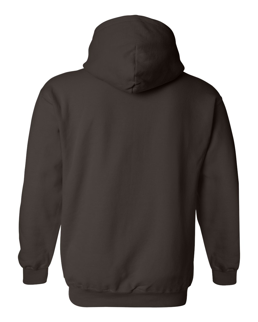 Unisex Heavy Blend™ Hooded Sweatshirt - Back - B22060053 - Dark Chocolate