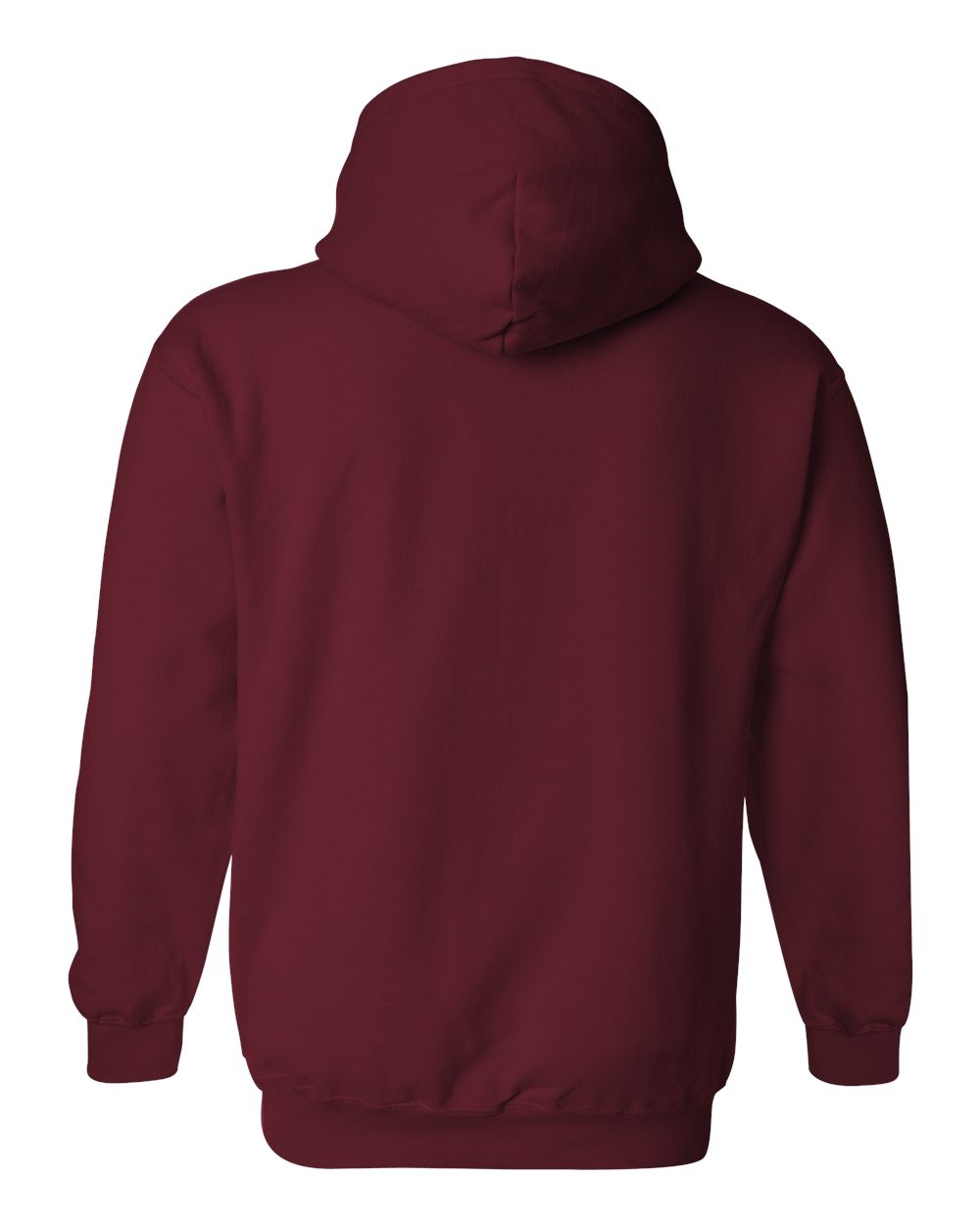 Unisex Heavy Blend™ Hooded Sweatshirt - Back - B22060083 - Garnet