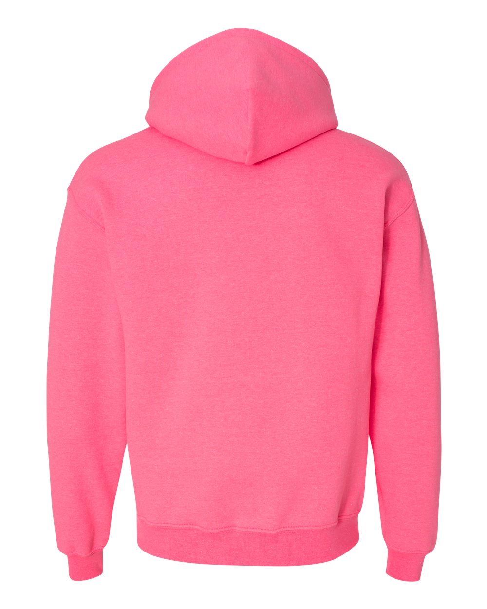 Unisex Heavy Blend™ Hooded Sweatshirt - Back - B22060143 - Safety Pink