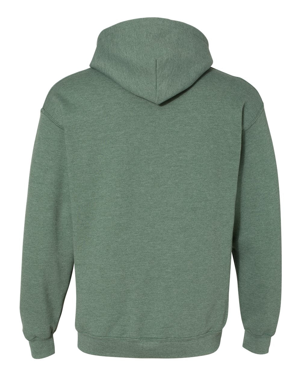 Unisex Heavy Blend™ Hooded Sweatshirt - Back - B22060213 - Heather Dark Green
