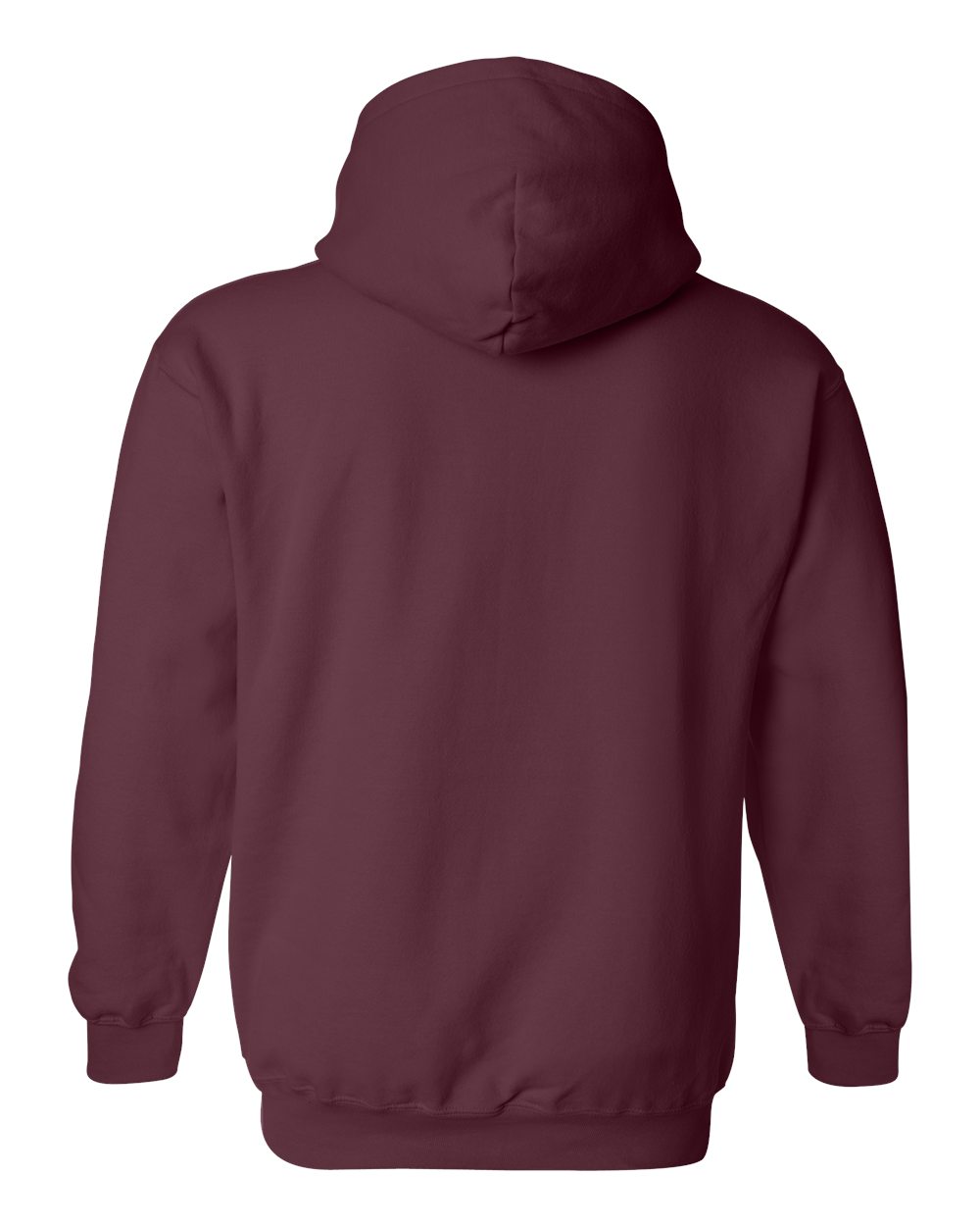 Unisex Heavy Blend™ Hooded Sweatshirt - Back - B22060533 - Maroon