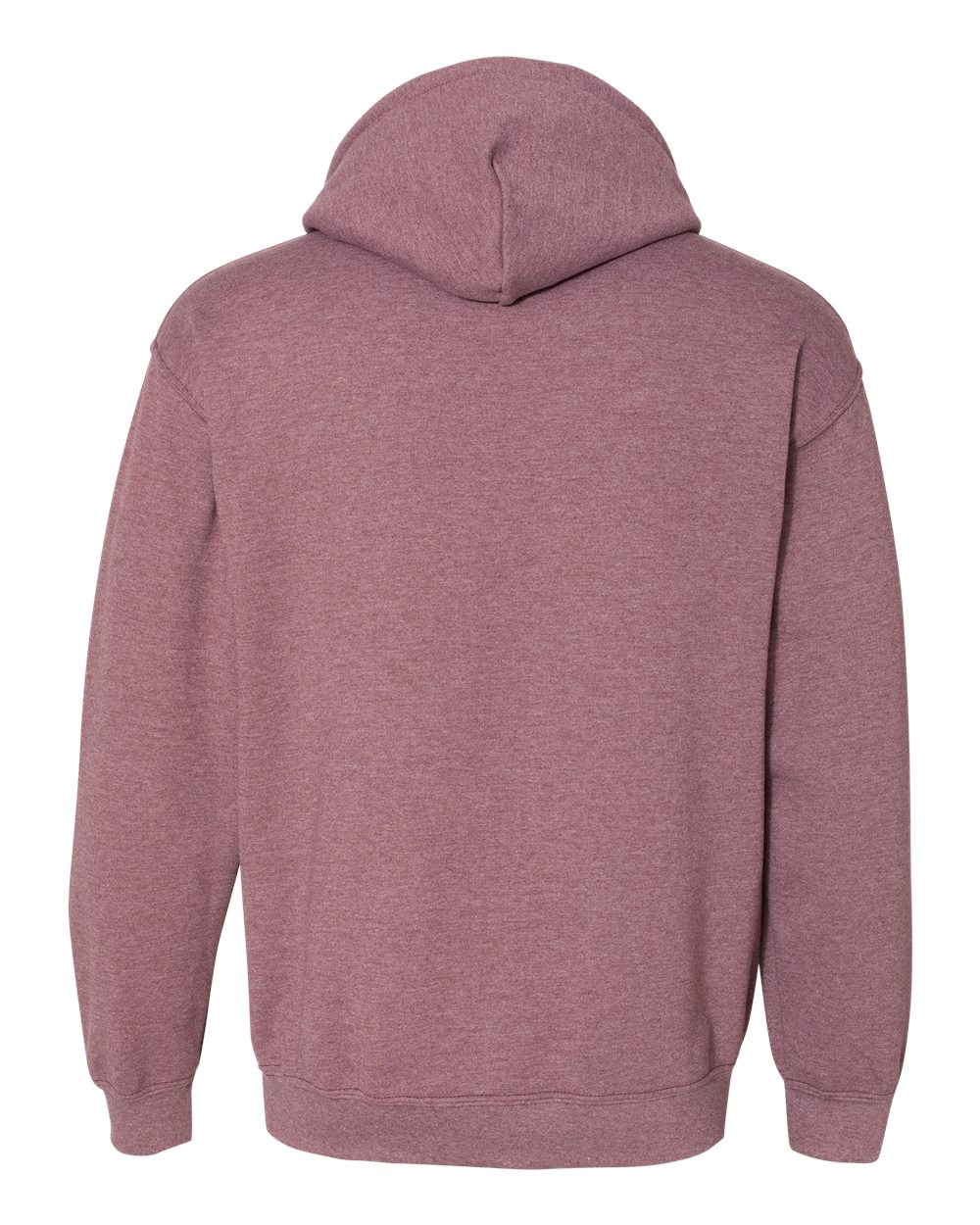 Unisex Heavy Blend™ Hooded Sweatshirt - Back - B22060593 - Heather Dark Maroon