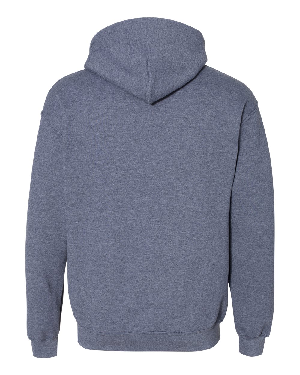 Unisex Heavy Blend™ Hooded Sweatshirt - Back - B22060813 - Heather Dark Navy