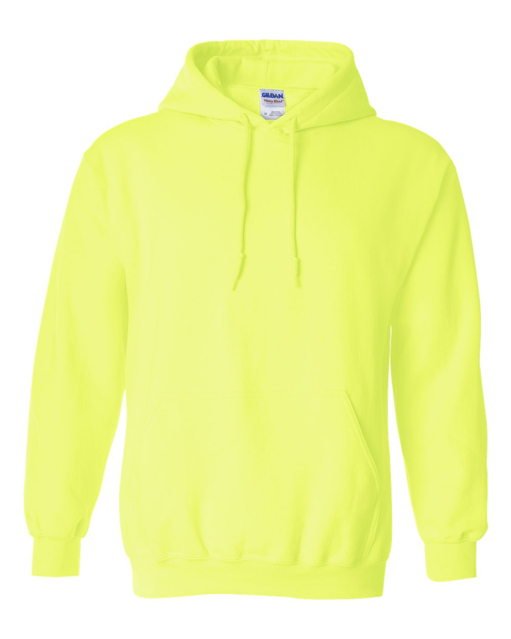 Unisex Heavy Blend™ Hooded Sweatshirt - Front - B22060163 - Safety Green