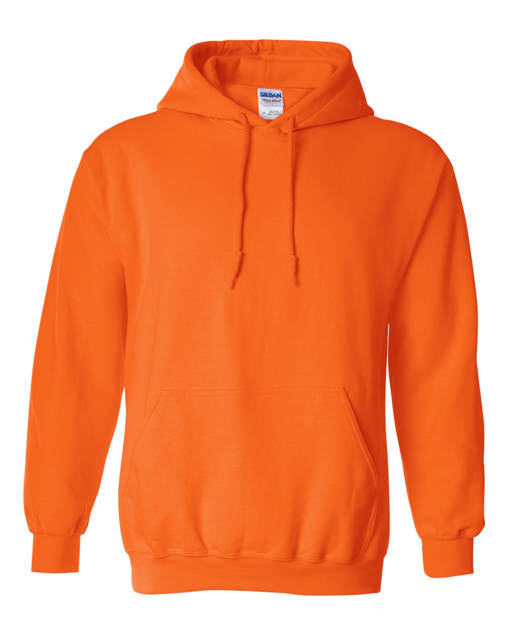 Unisex Heavy Blend™ Hooded Sweatshirt - Front - B22060333 - Safety Orange