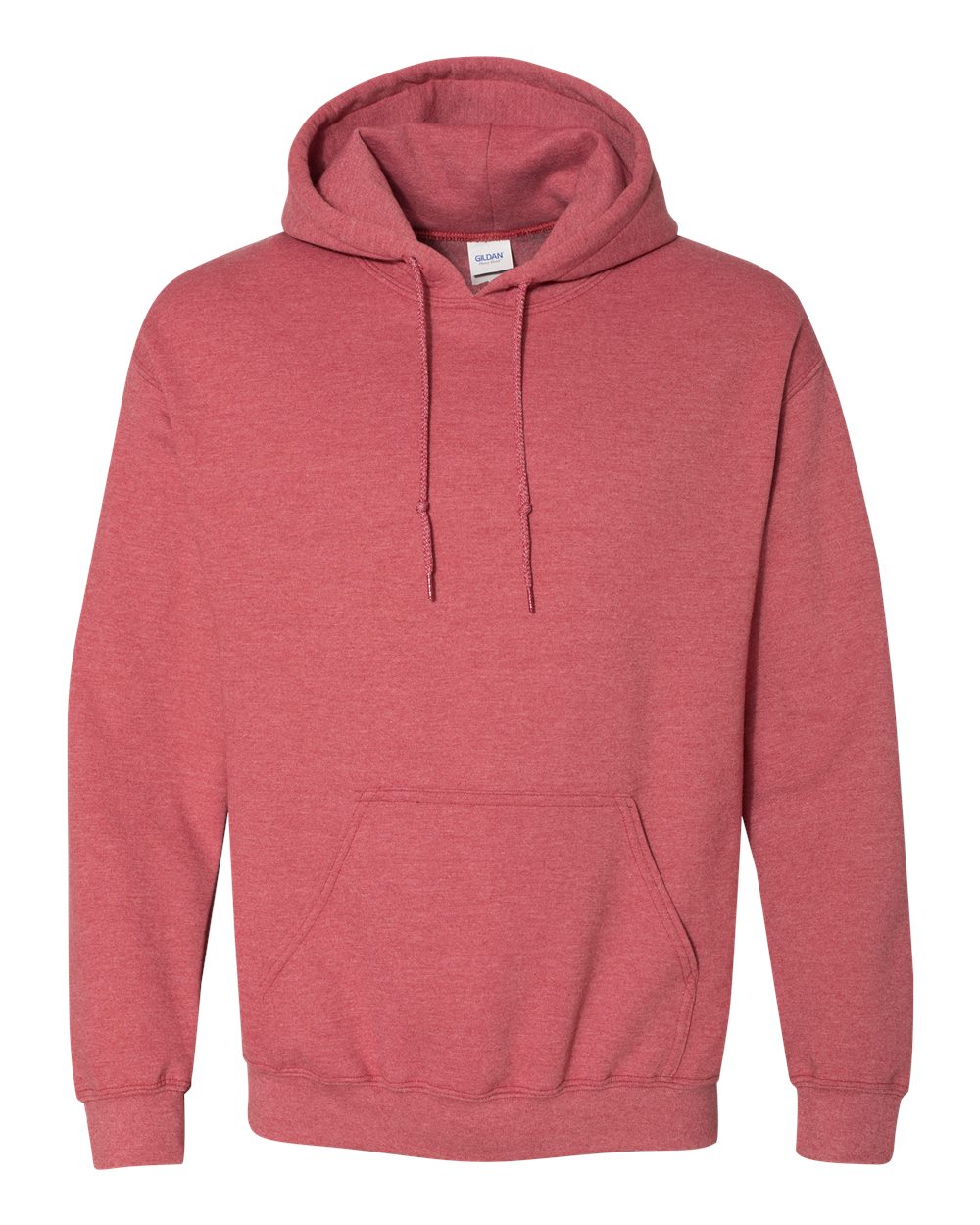 Unisex Heavy Blend™ Hooded Sweatshirt - Front - B22060713 - Heather Scarlet Red