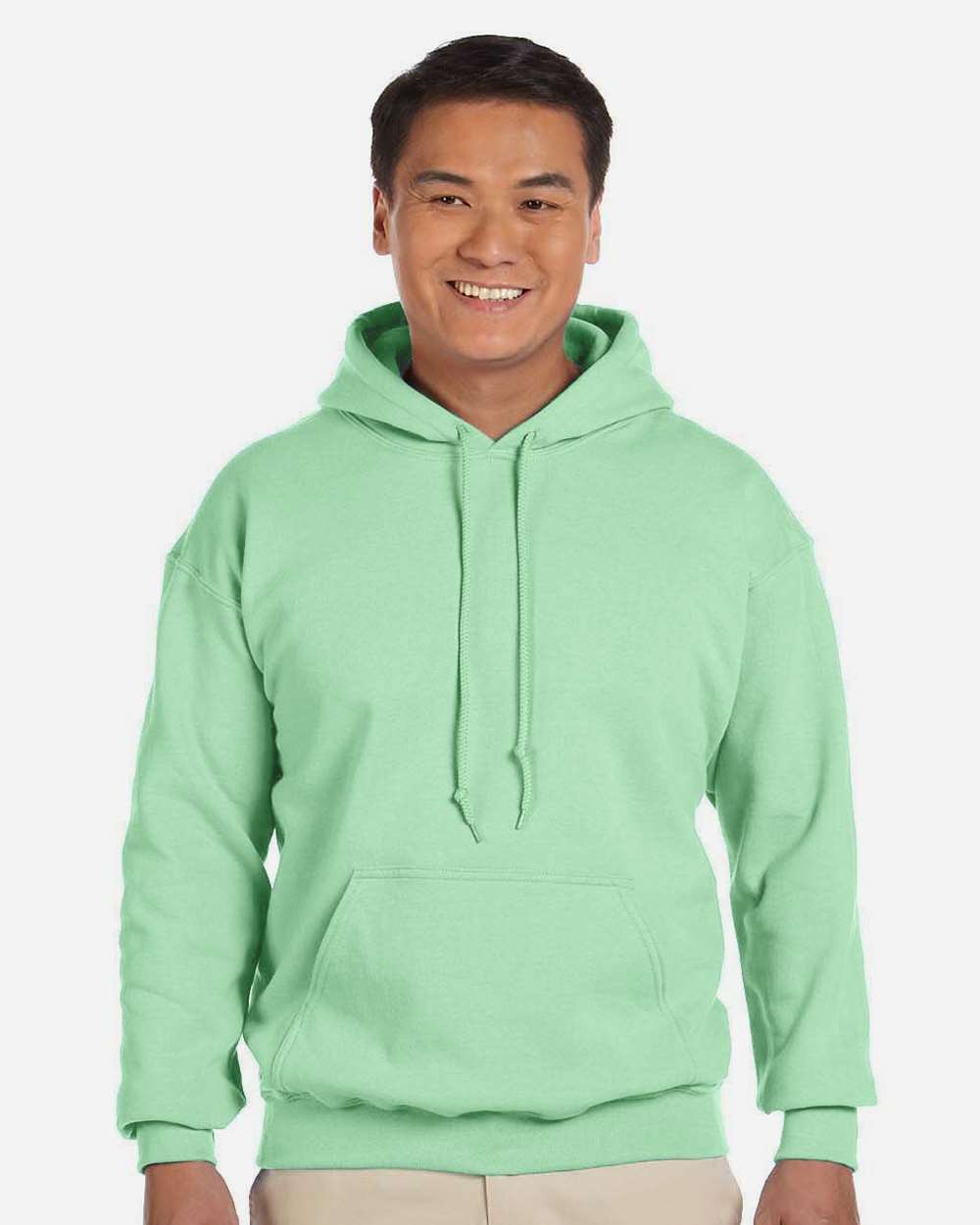 Unisex Heavy Blend™ Hooded Sweatshirt - OnModelFront - B22060043 - Mint Green