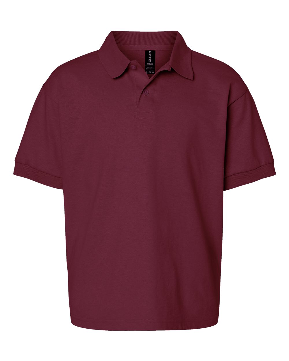 Youth DryBlend® Jersey Polo - Front - B31060533 - Maroon