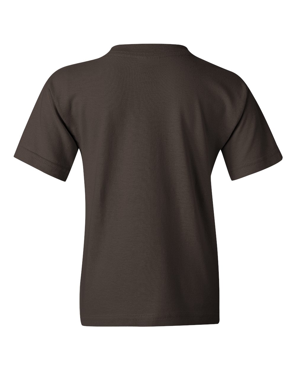Youth Heavy Cotton™ T-Shirt - Back - B31560052 - Dark Chocolate