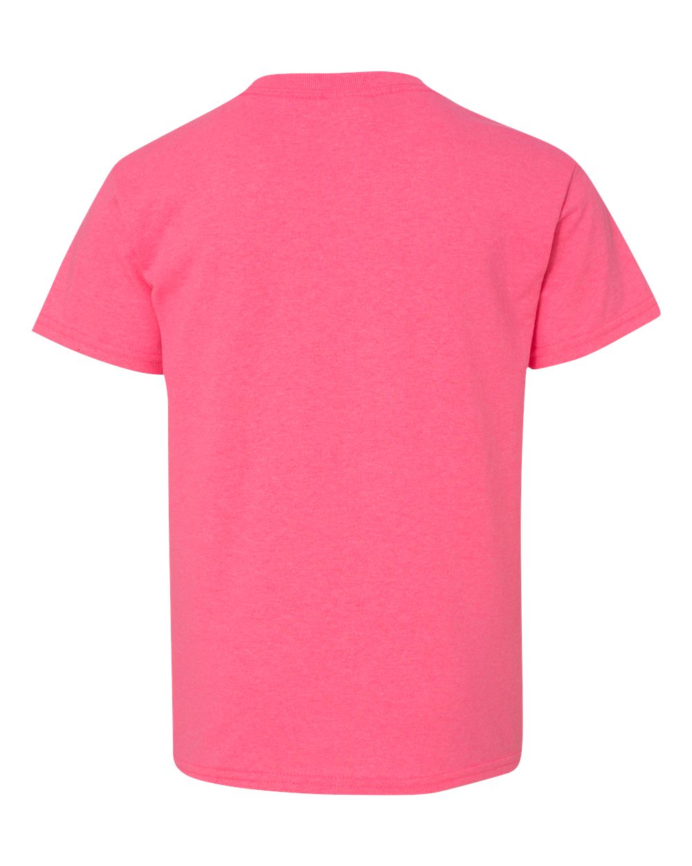 Youth Heavy Cotton™ T-Shirt - Back - B31560142 - Safety Pink