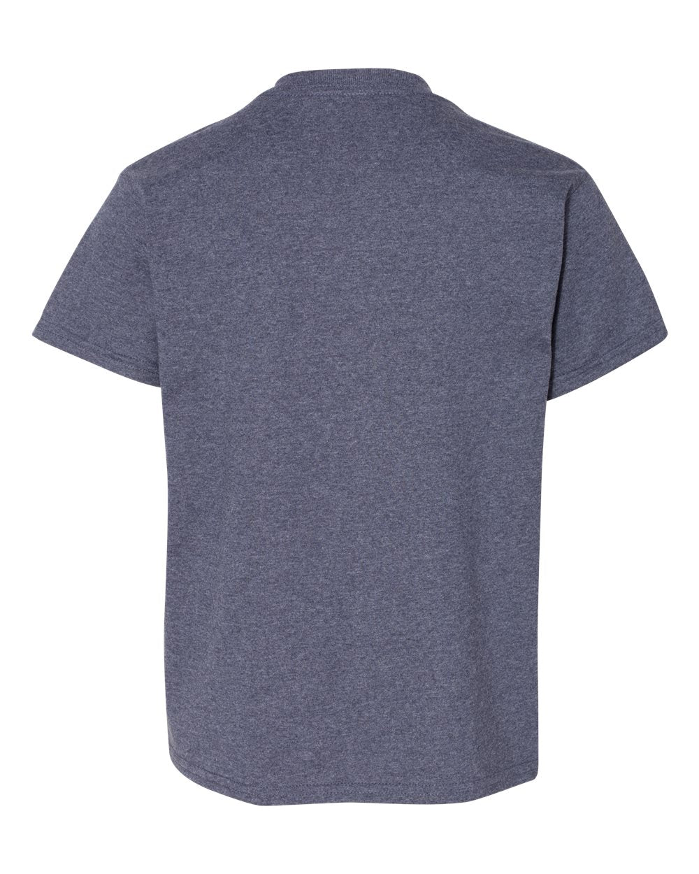 Youth Heavy Cotton™ T-Shirt - Back - B31560612 - Heather Navy