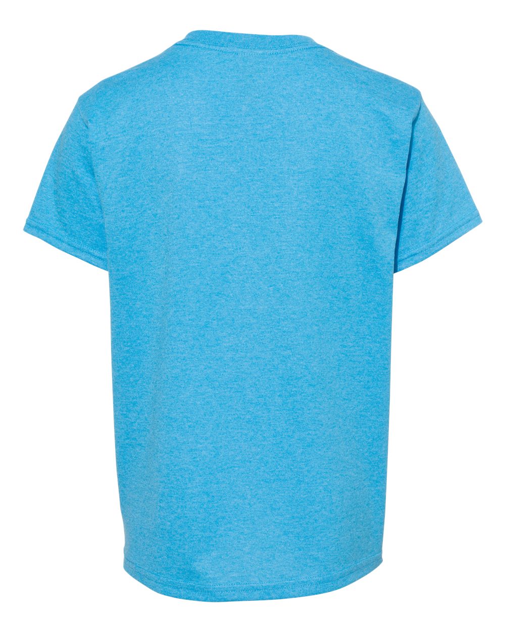 Youth Heavy Cotton™ T-Shirt - Back - B31560792 - Heather Sapphire