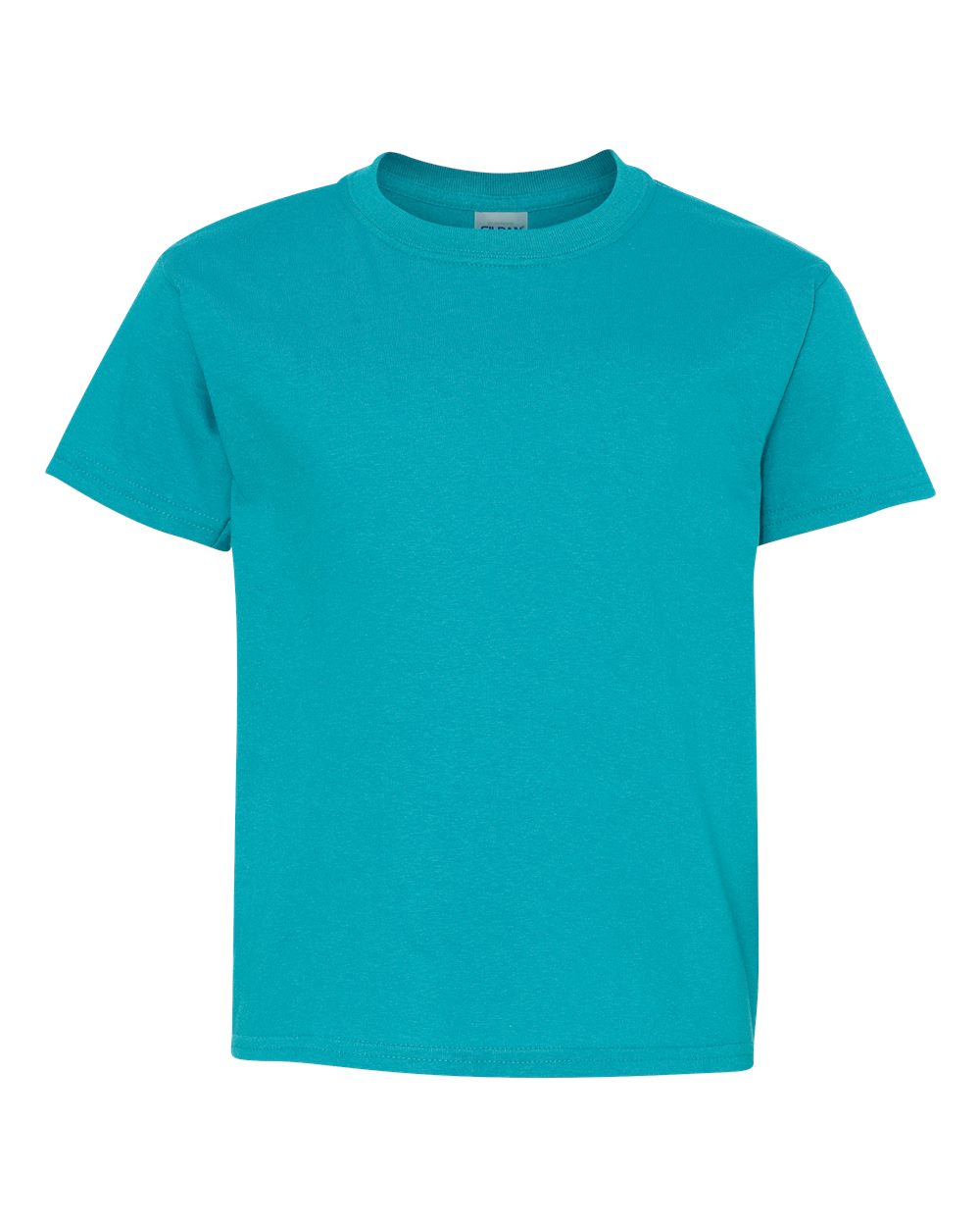 Youth Heavy Cotton™ T-Shirt - Front - B31560992 - Tropical Blue