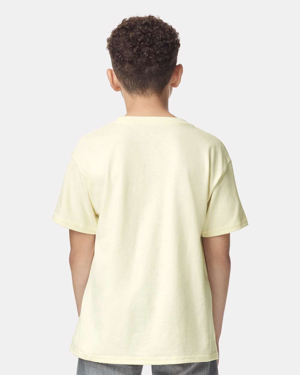 Youth Heavy Cotton™ T-Shirt - OnModelBack - B31560232 - Off White