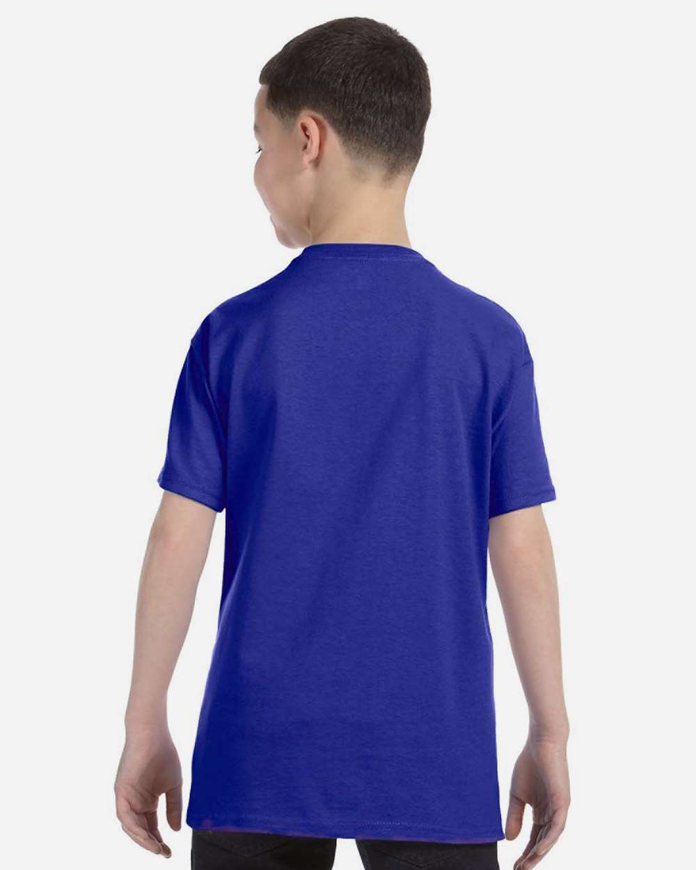 Youth Heavy Cotton™ T-Shirt - OnModelBack - B31560742 - Cobalt