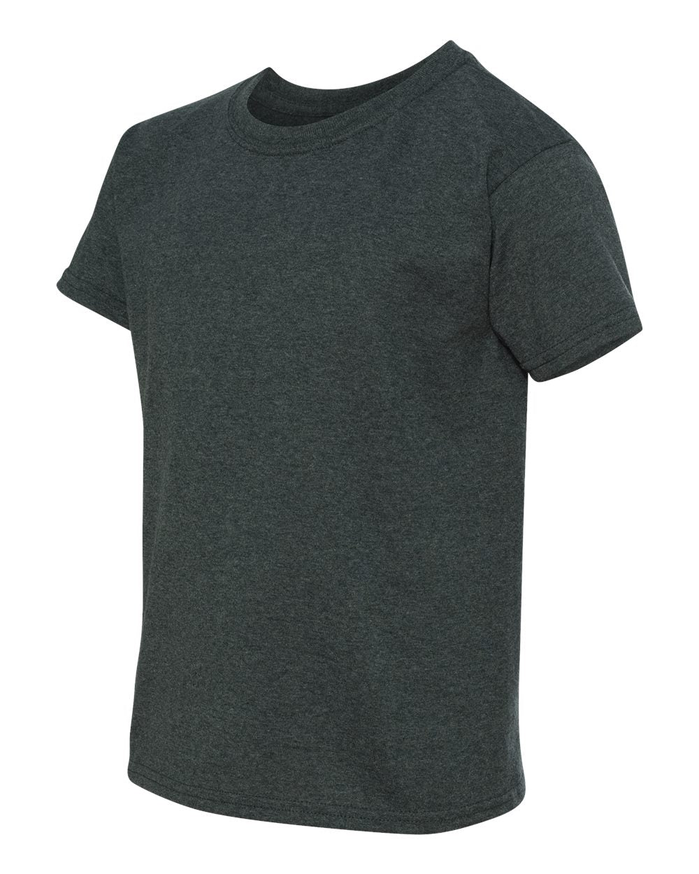 Youth Heavy Cotton™ T-Shirt - Side - B31560102 - Dark Heather