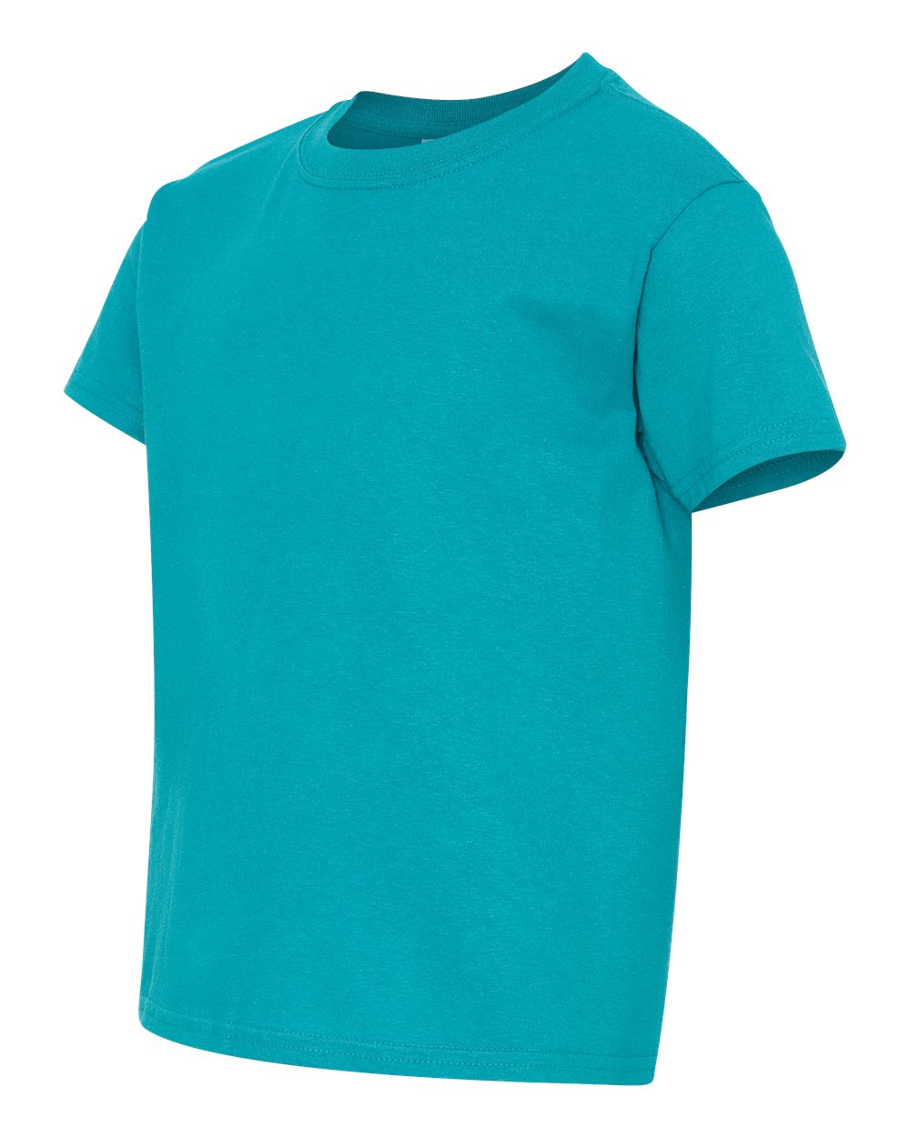 Youth Heavy Cotton™ T-Shirt - Side - B31560992 - Tropical Blue