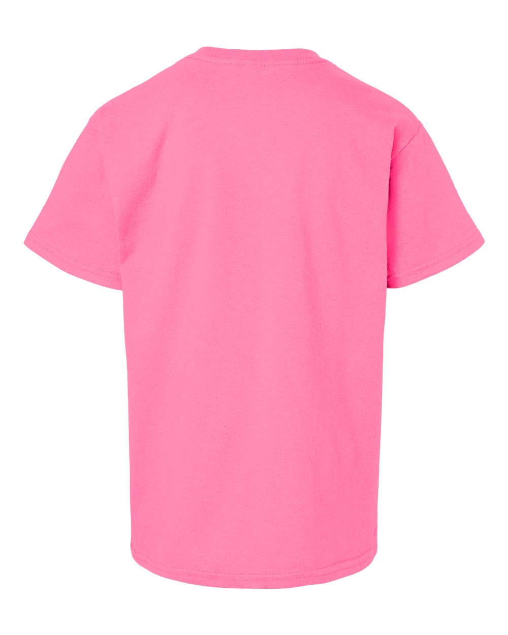 Youth Ultra Cotton® T-Shirt - Back - B31660142 - Safety Pink