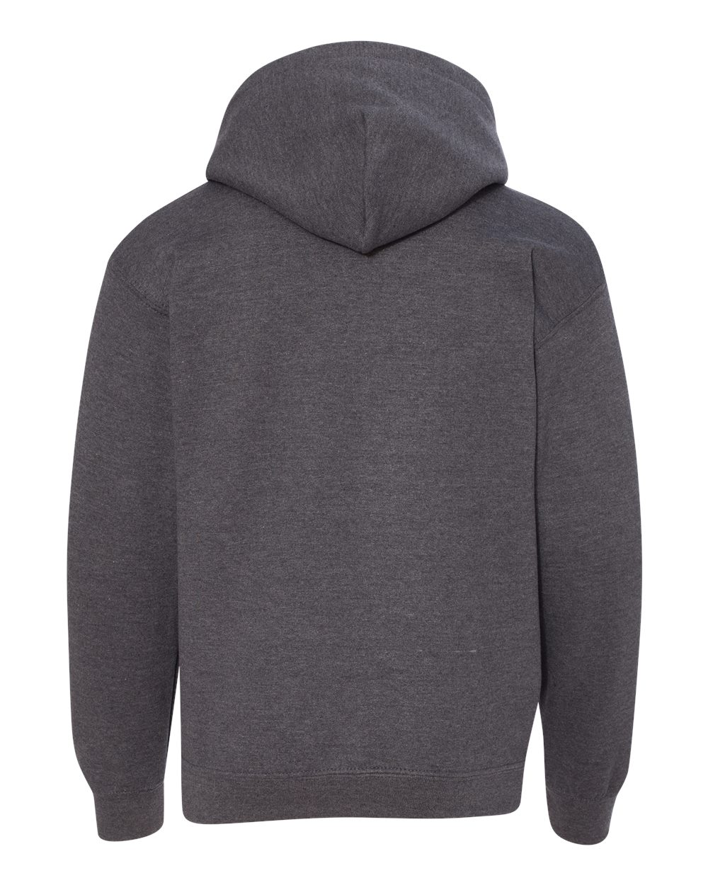 Youth Heavy Blend™ Hooded Sweatshirt - Back - B32060072 - Dark Heather