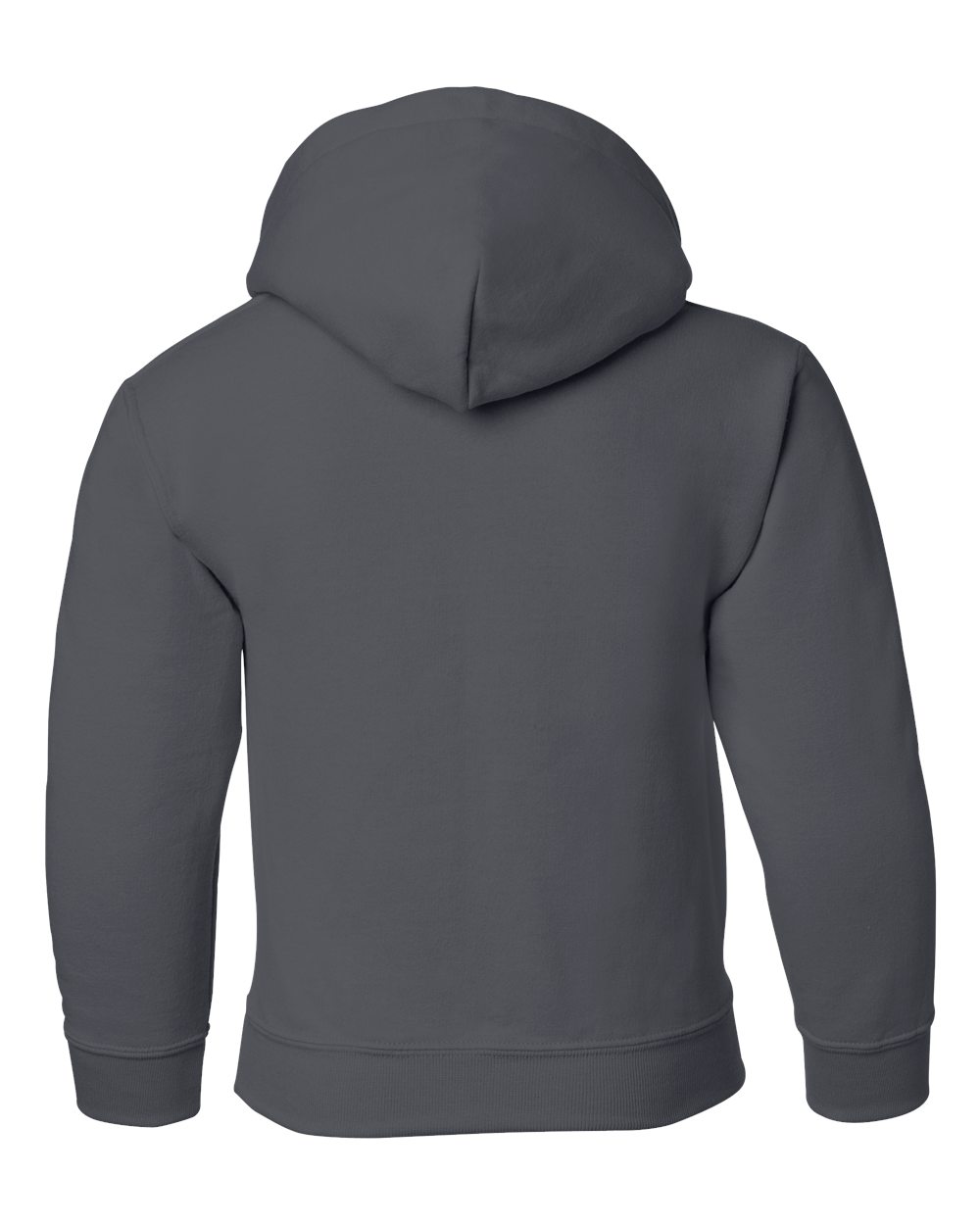 Youth Heavy Blend™ Hooded Sweatshirt - Back - B32060092 - Charcoal