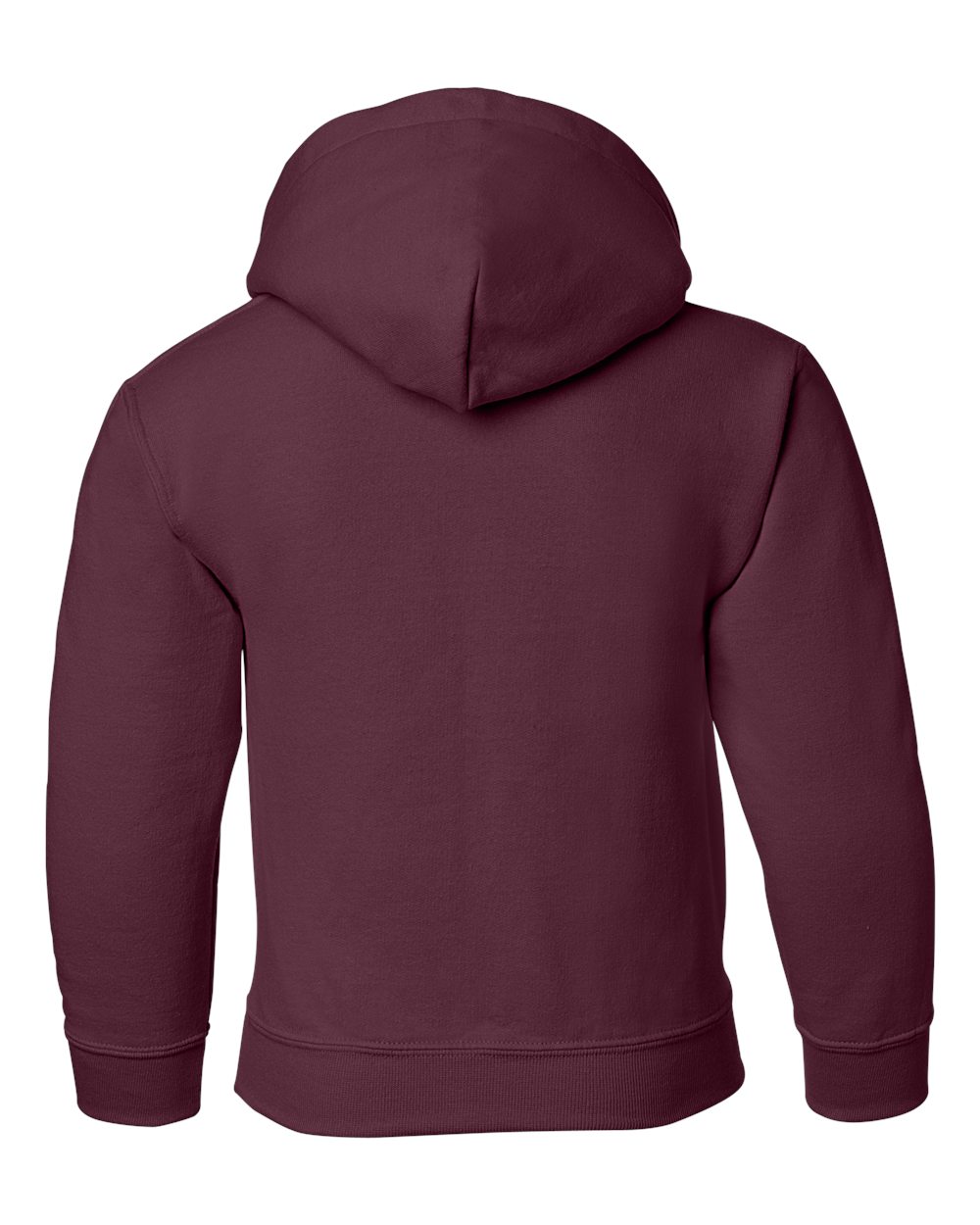 Youth Heavy Blend™ Hooded Sweatshirt - Back - B32060532 - Maroon