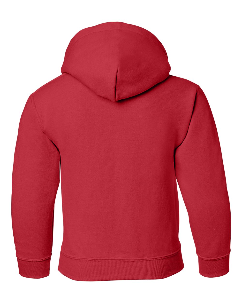 Youth Heavy Blend™ Hooded Sweatshirt - Back - B32060702 - Red