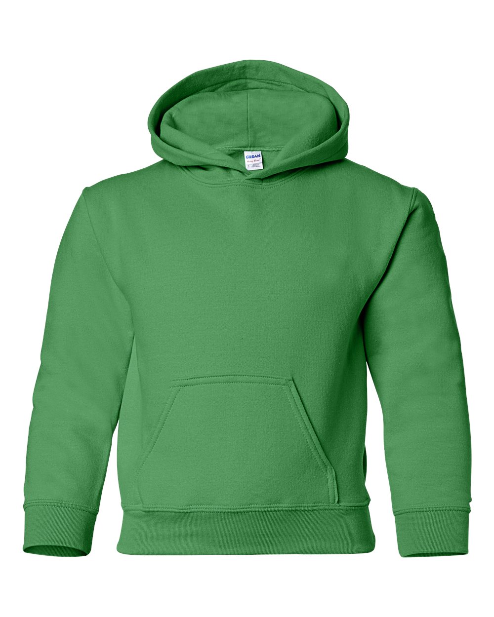 Youth Heavy Blend™ Hooded Sweatshirt - Front - B32060202 - Irish Green