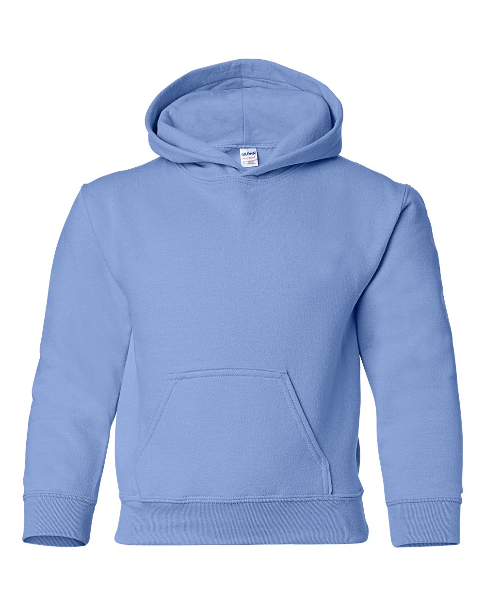 Youth Heavy Blend™ Hooded Sweatshirt - Front - B32060262 - Carolina Blue