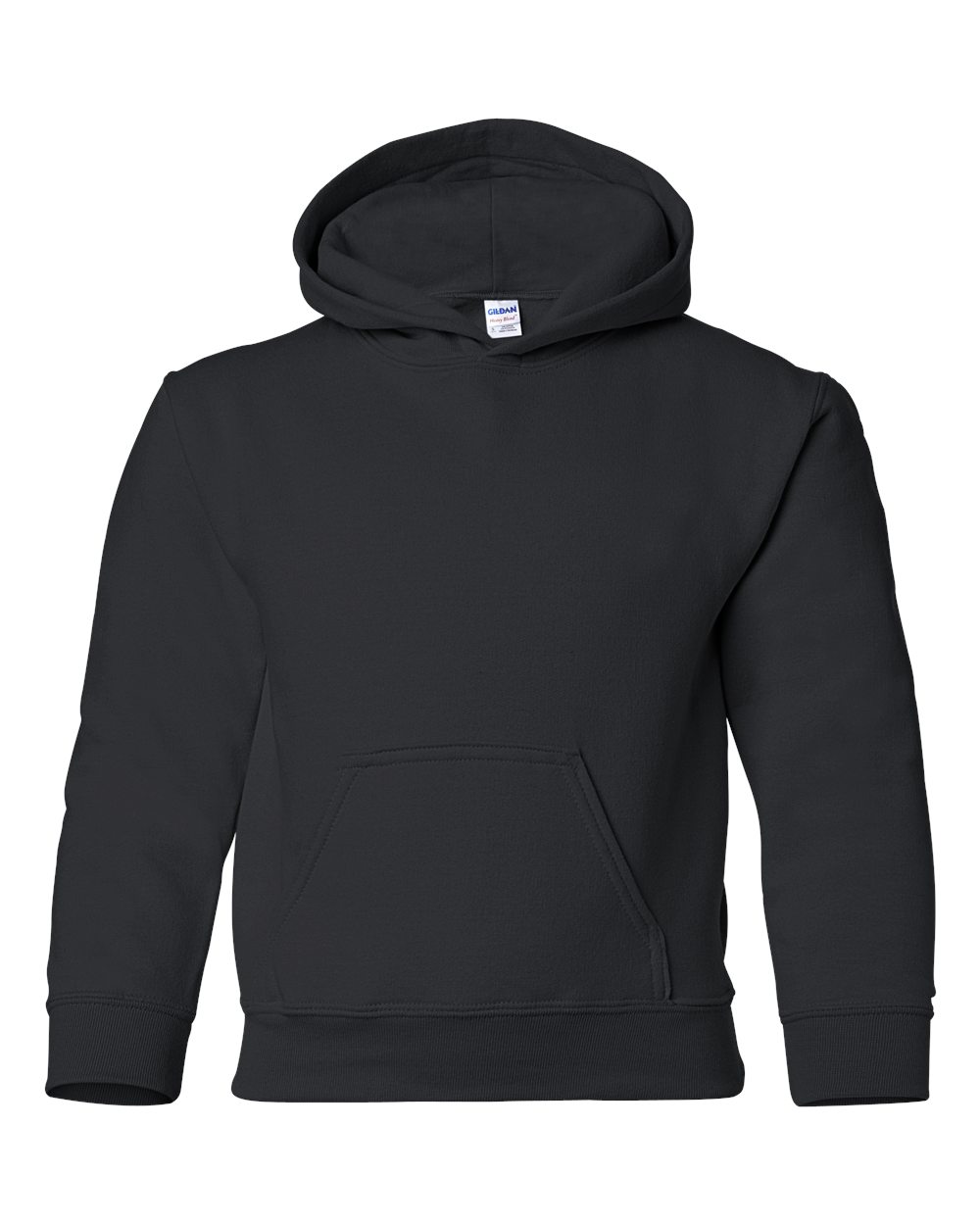 Youth Heavy Blend™ Hooded Sweatshirt - Front - B32060502 - Black