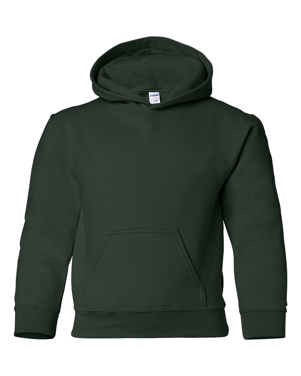 Youth Heavy Blend™ Hooded Sweatshirt - Front - B32060542 - Forest