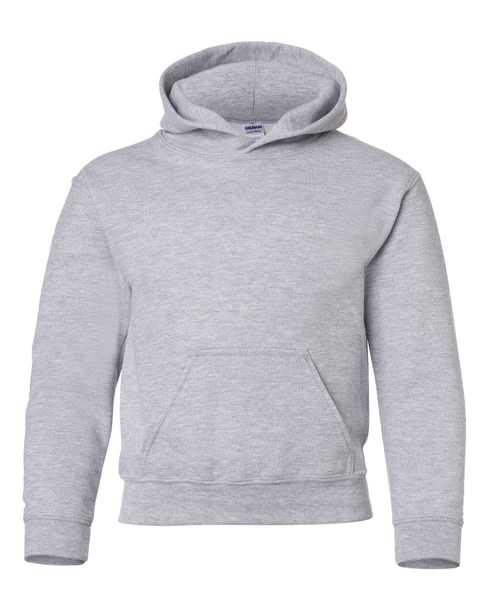 Youth Heavy Blend™ Hooded Sweatshirt - Front - B32060582 - Sport Grey