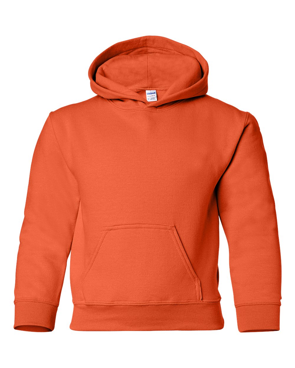 Youth Heavy Blend™ Hooded Sweatshirt - Front - B32060662 - Orange