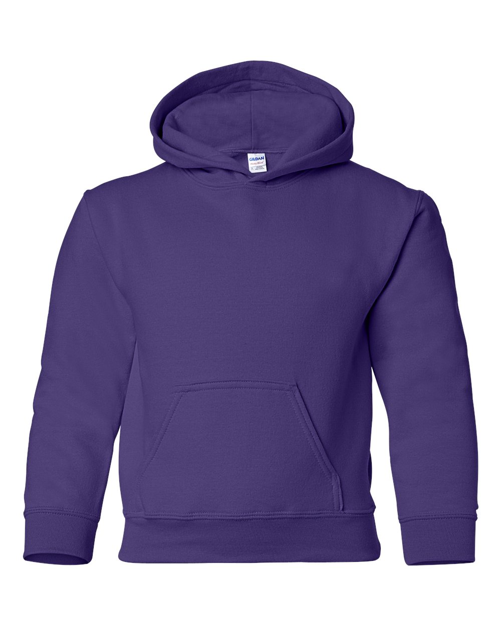 Youth Heavy Blend™ Hooded Sweatshirt - Front - B32060672 - Purple