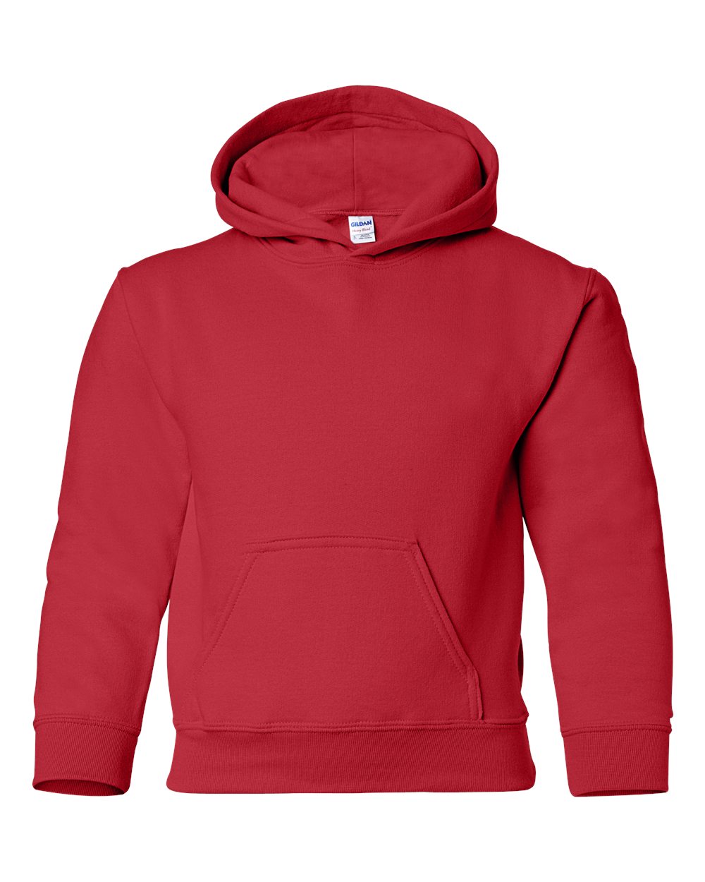 Youth Heavy Blend™ Hooded Sweatshirt - Front - B32060702 - Red