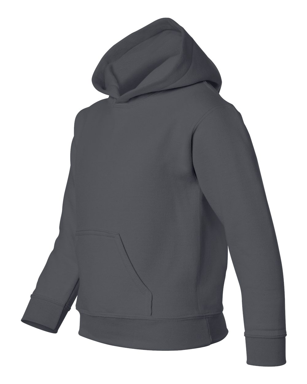 Youth Heavy Blend™ Hooded Sweatshirt - Side - B32060092 - Charcoal