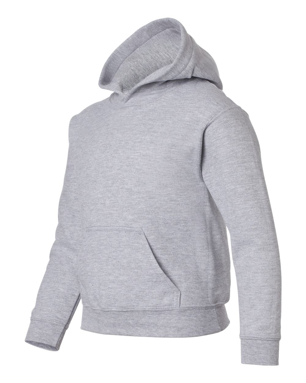 Youth Heavy Blend™ Hooded Sweatshirt - Side - B32060582 - Sport Grey