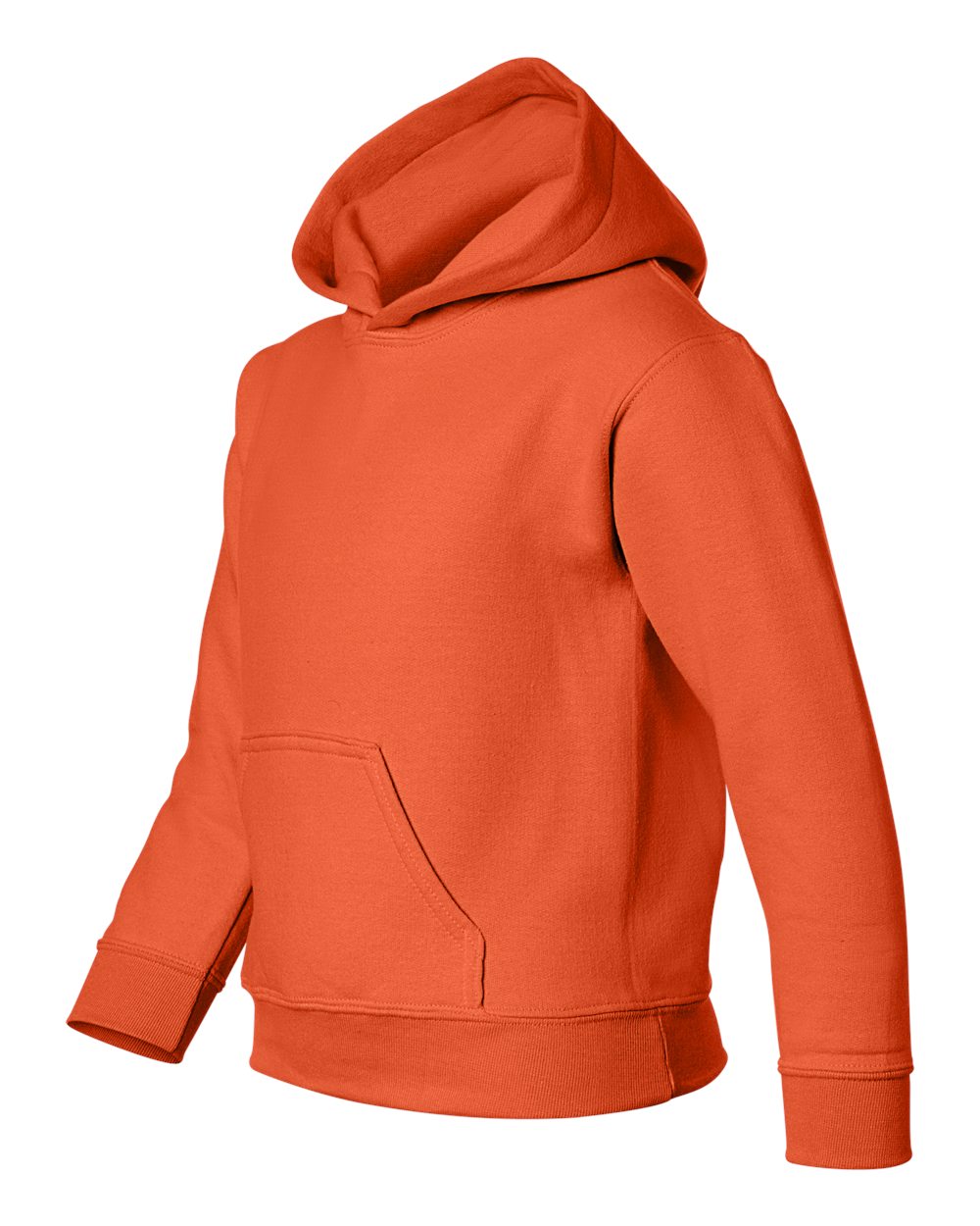 Youth Heavy Blend™ Hooded Sweatshirt - Side - B32060662 - Orange