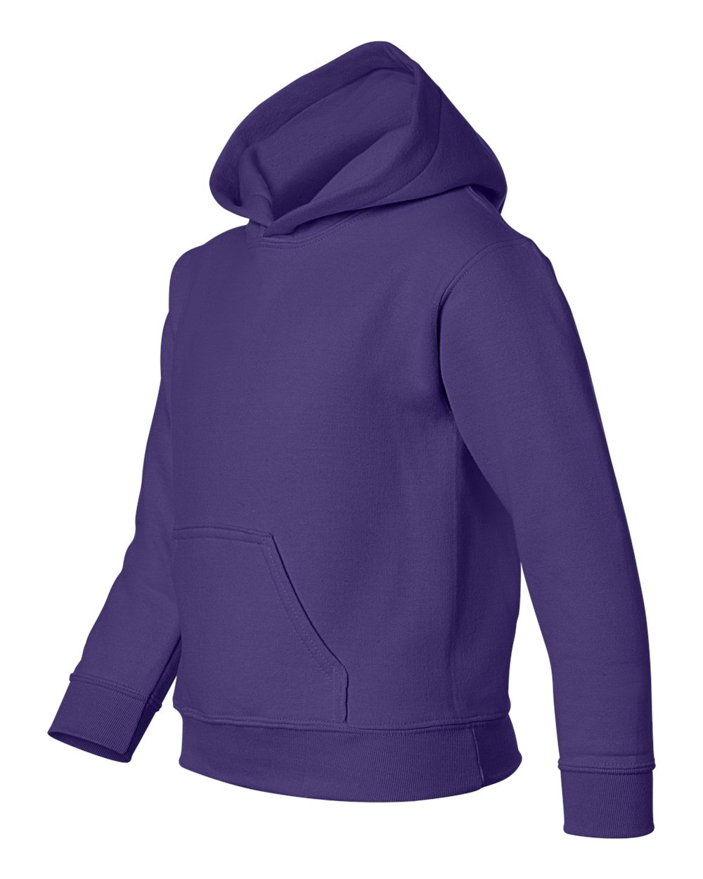 Youth Heavy Blend™ Hooded Sweatshirt - Side - B32060672 - Purple