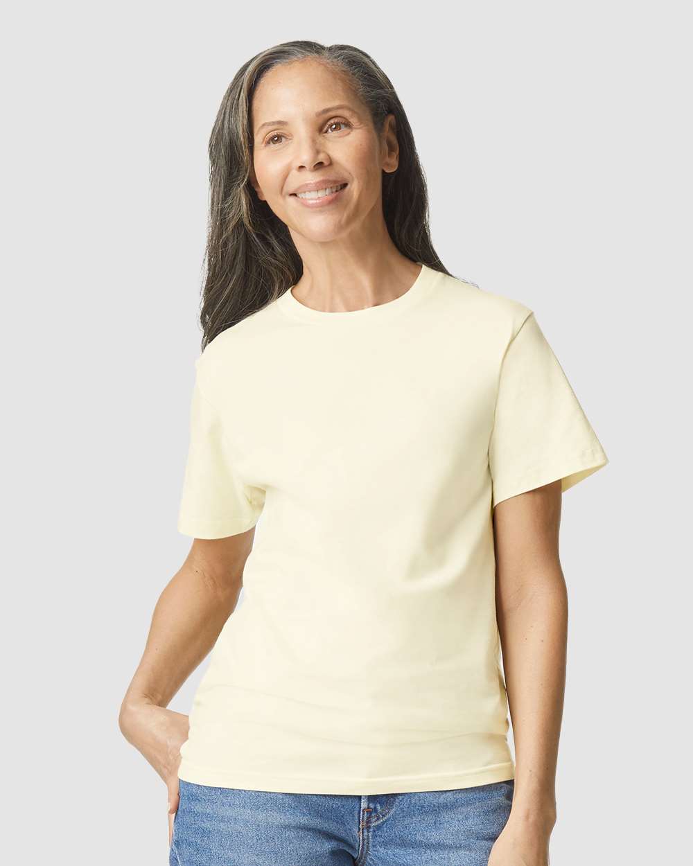 Unisex Hammer™ T-Shirt - OnModelFront - B19060023 - Off White