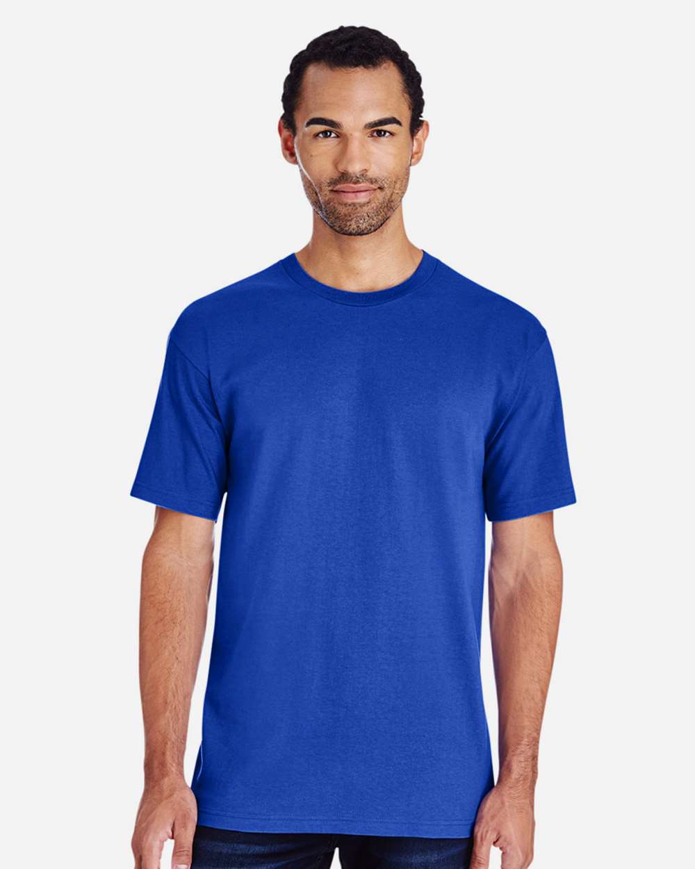 Unisex Hammer™ T-Shirt - OnModelFront - B19060753 - Deep Royal