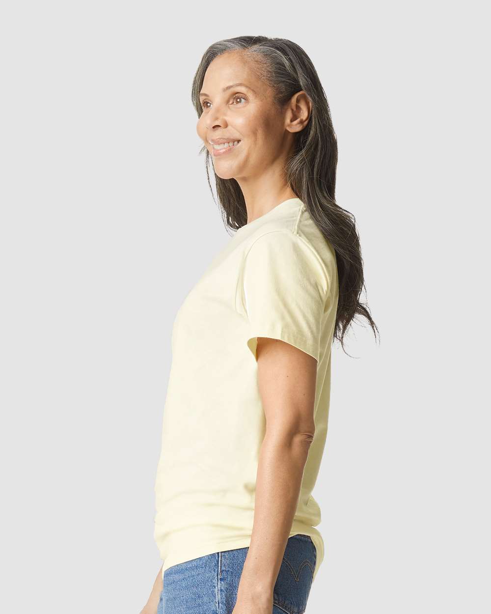 Unisex Hammer™ T-Shirt - OnModelSide - B19060023 - Off White