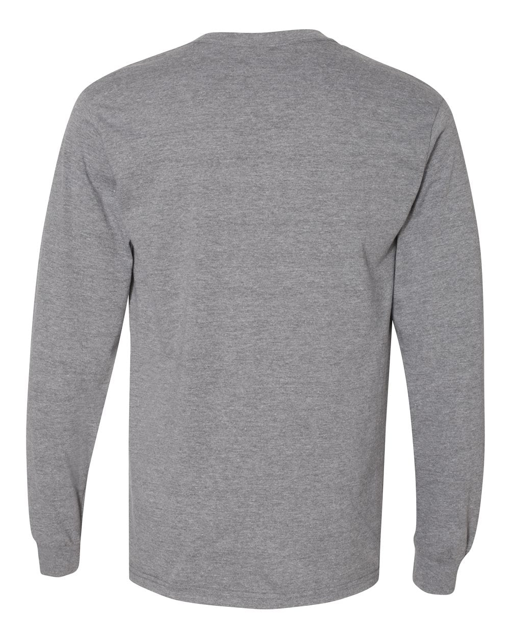 Unisex Hammer™ Long Sleeve T-Shirt - Back - B19260493 - Graphite Heather