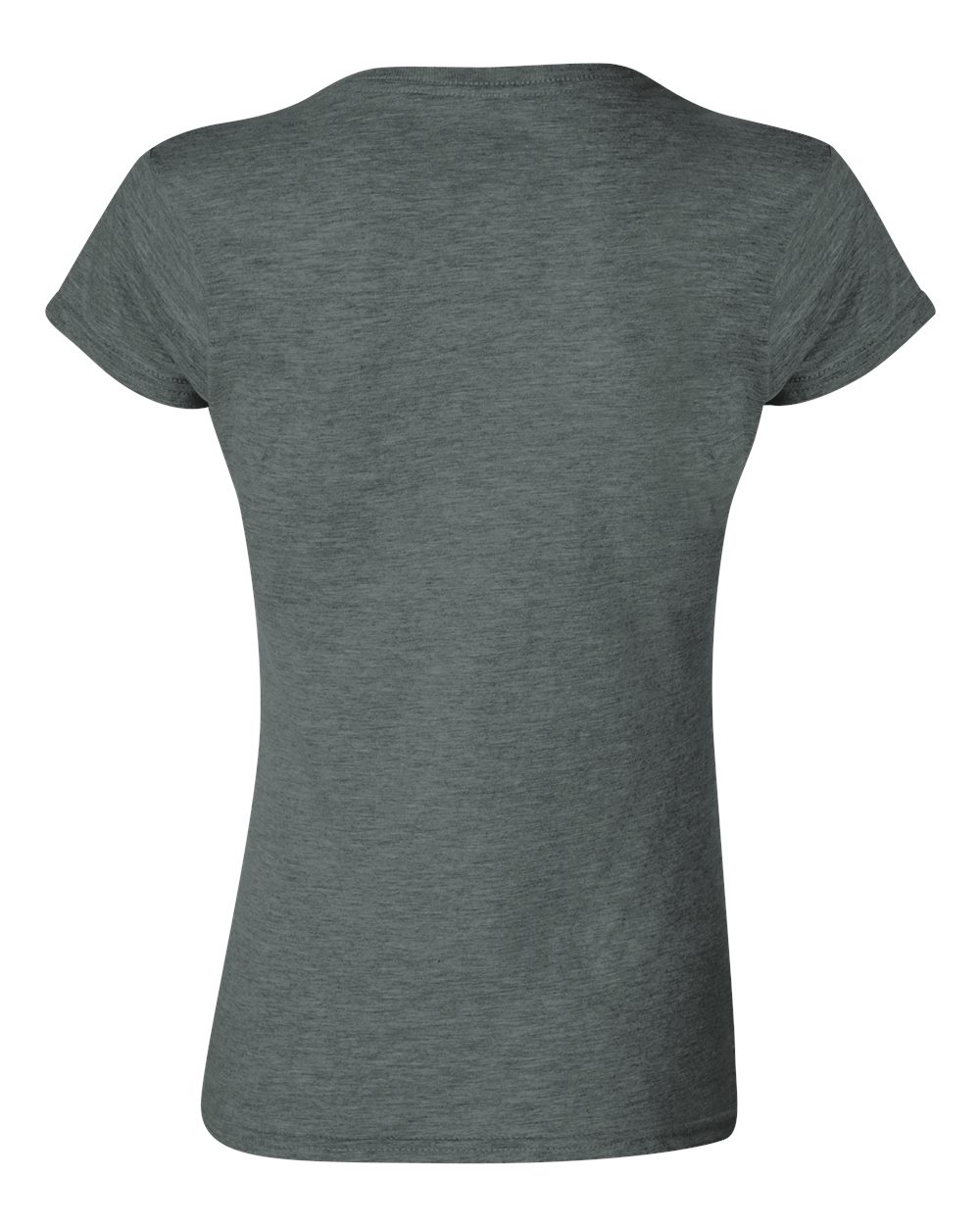 Women's Softstyle® T-Shirt - Back - B50260103 - Dark Heather