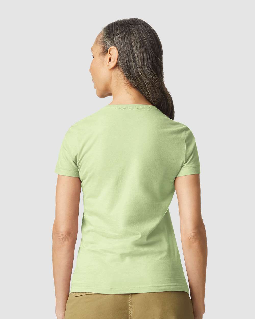 Women's Softstyle® T-Shirt - OnModelBack - B50260163 - Pistachio
