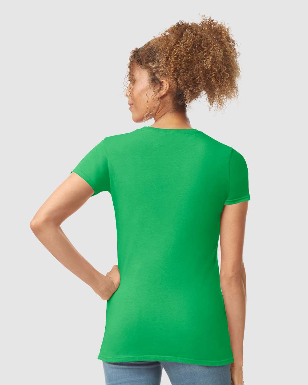 Women's Softstyle® T-Shirt - OnModelBack - B50260203 - Irish Green