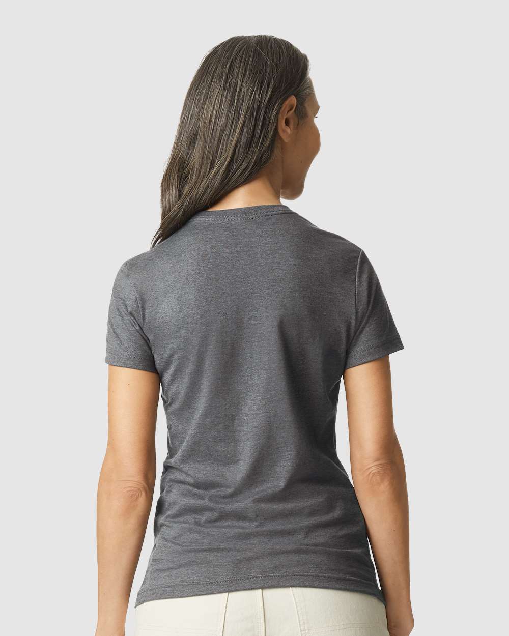 Women's Softstyle® T-Shirt - OnModelBack - B50260903 - Graphite Heather