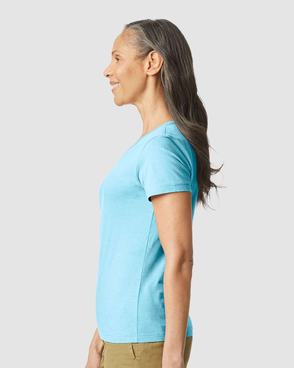 Women's Softstyle® T-Shirt - OnModelSide - B50260253 - Sky