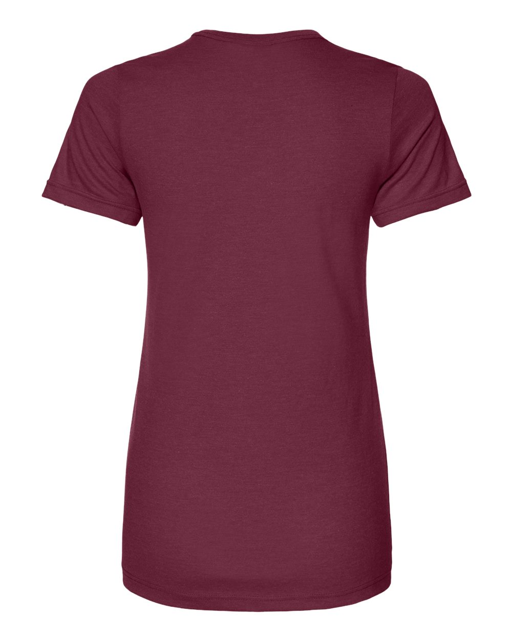 Women's Softstyle® CVC T-Shirt - Back - B00360533 - Maroon Mist